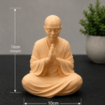 Meditating Monk Statue
