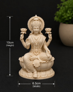 Goddess Lakshmi Statue on Lotus
