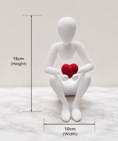 Minimalist Heart Holder Sculpture